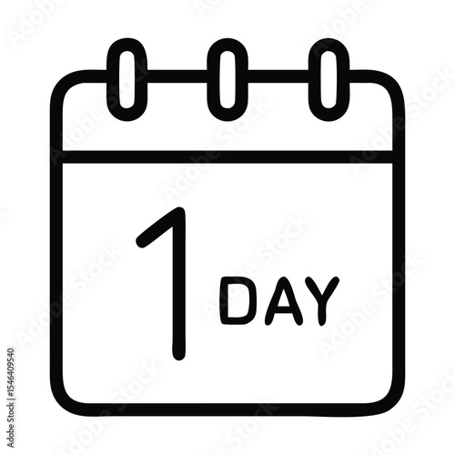 Calendar week icon | Premium Vector