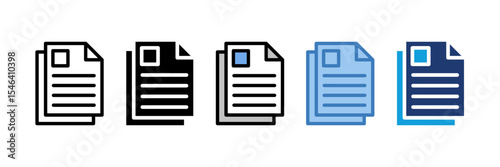 Document Icon Element For Design