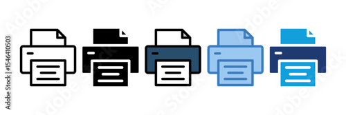 Printer Icon Element For Design