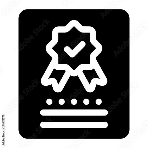 Ecommerce Certified Document Icon