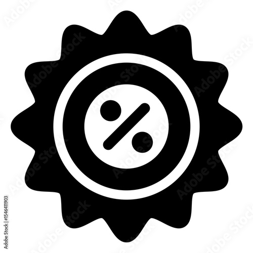 Discount Badge Percentage Icon
