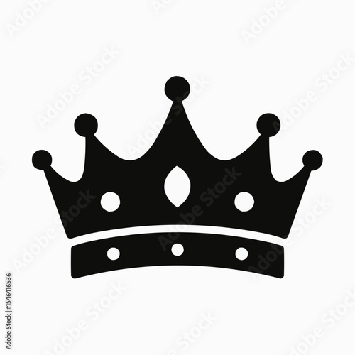 Royal Crown Icon Majestic Symbol of Power and Royalty