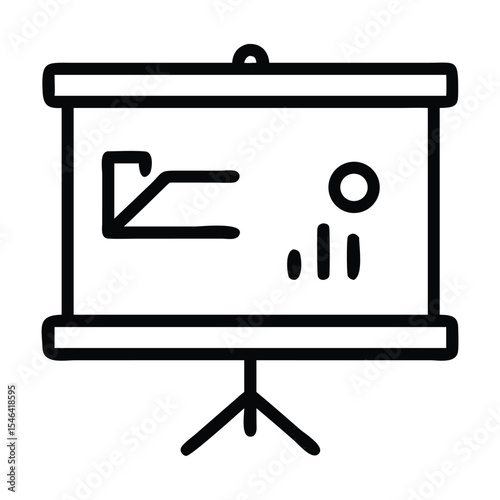 online meeting icon outline home online meeting vector icon color flat isolated | Premium Vector
