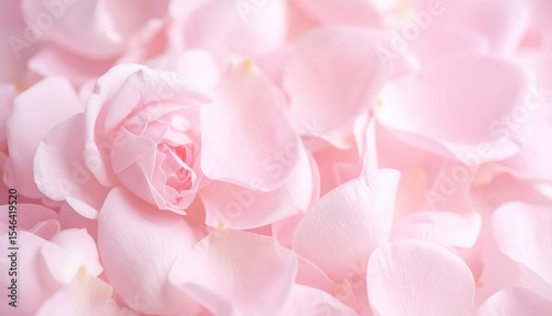 Soft Pink Rose Petals Background