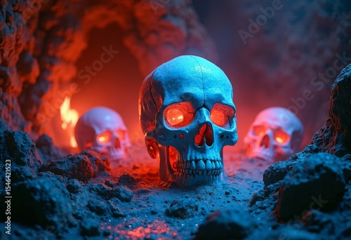 The Death Gaze of the Underworld Skull