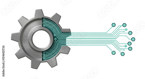 Isolated Gear with Circuit Board