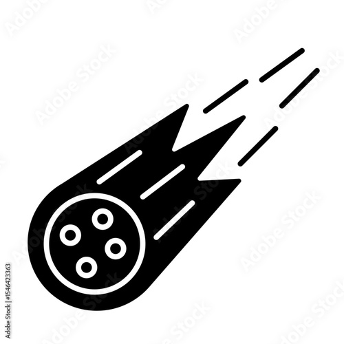 comet glyph icon