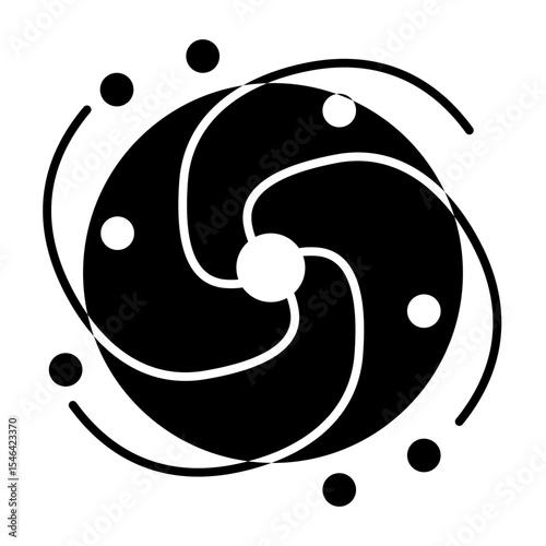 galaxy glyph icon