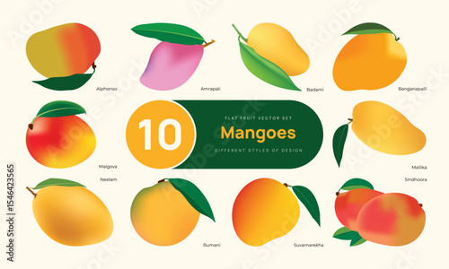 10 Famous Mango Varieties Collection