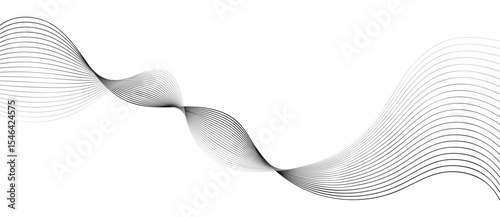 Wavy abstract lines background isolated, twisted curve lines, undulate wave, simple and modern	
