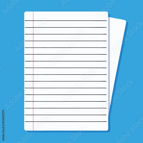 blank notebook page