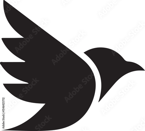 Bird logo abstract and design angles