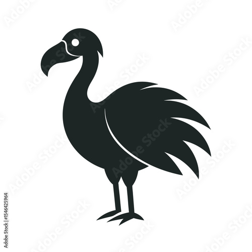 Dodo Bird Iconic Extinct Silhouette