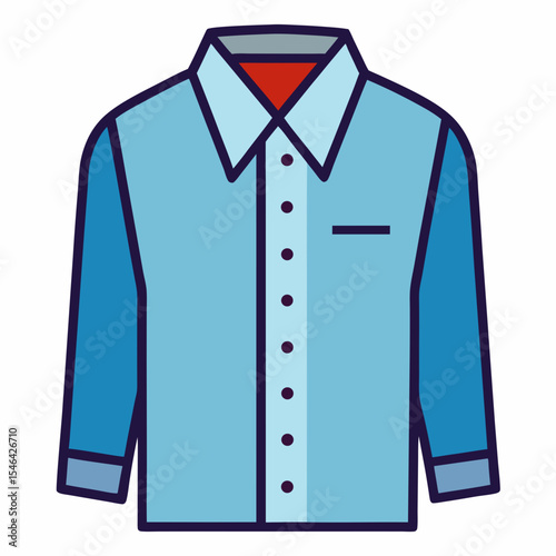 Men's Dress Shirt Silhouette