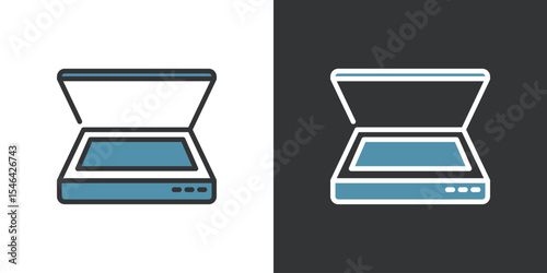 シンプルなスキャナーアイコン