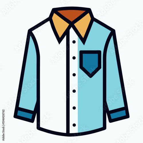 Men's Dress Shirt Silhouette