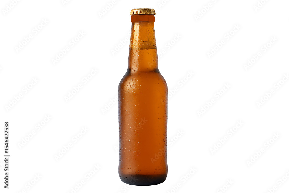 Beer bottle isolated on transparent background Beer bottle isolated on transparent background
