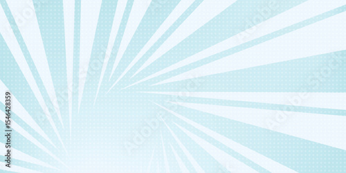 blue rays pop art comic background. retro vector illustration