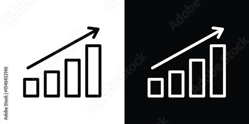Improvement icon in black. flat graphic vector icon