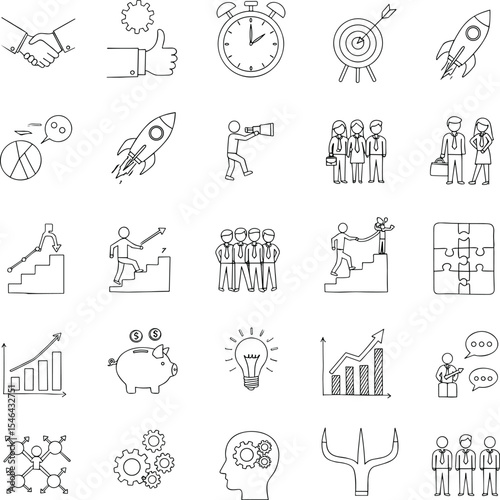 Comprehensive Daily Life Activities Collection, Illustrating People Reading, Cooking, Exercising, Working Remotely, and Pursuing Hobbies for a Balanced Modern Lifestyle, Vector Set.