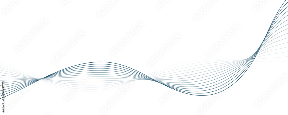 Fototapeta premium abstract blue wave background