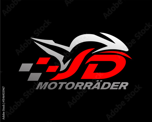 j d motor sports logo designs
