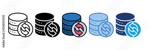 Data Restore Icon Element For Design