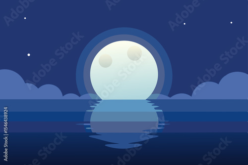 moon in the night