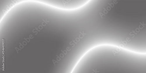 Silver foil background with metal mirror texture. Chrome gradient surface with light gloss. Vector aluminum grey sheet with reflection. modern