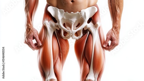 A detailed illustration showcasing the anatomy of male muscles, emphasizing the structure and beauty of the human body within a purely artistic and educational framework.