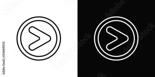 Is greater than icon in black. flat graphic vector icon