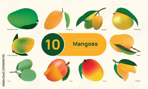 10 Indian Style Mango Vector Illustrations – Traditional, Ornamental & Cultural Designs photo