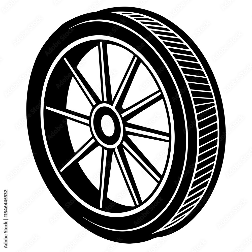 Fototapeta premium stretch wheel