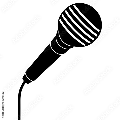 microphone isolated on white