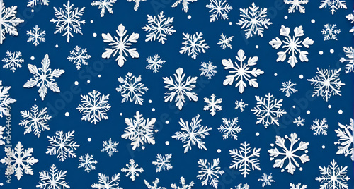 seamless snowflake pattern
