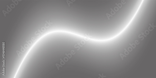 Silver foil background with metal mirror texture. Chrome gradient surface with light gloss. Vector aluminum grey sheet with reflection. modern