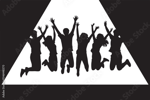 friend forever love jumpers vector