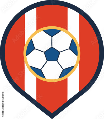 soccer ball with flag of portugal