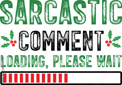 Mens Sarcasm Typographic T-shirt Design	