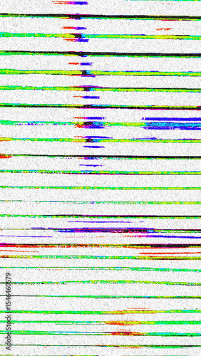 Glitch camera effect. Retro VHS background. Old video template. No signal. Static TV noise, bad TV signal.	