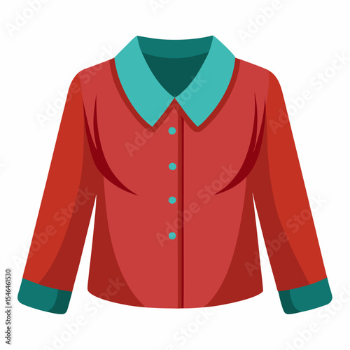 White Background Blouse Icon