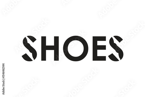 SHOES Bold Wordmark for Footwear Branding