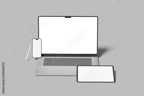 multi devices blank mockup template