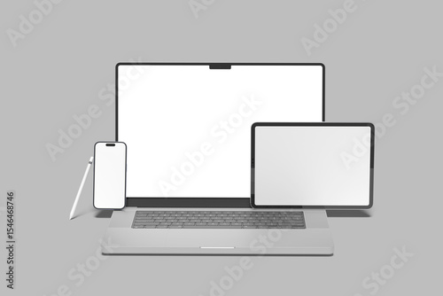 multi devices blank mockup template