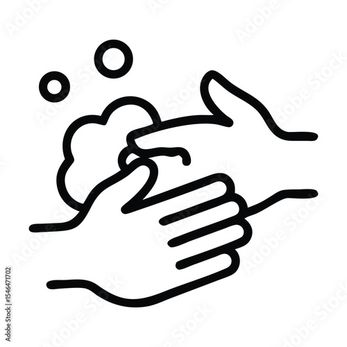 Wash your hands icon set clean hands vector symbol sanitize