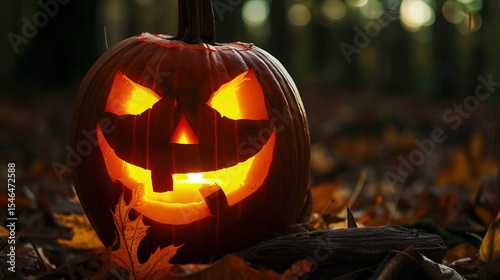 Jack-o'-lantern: Halloween Pumpkin Carvings, Festive Lanterns, and Spooky Autumnal Symbols