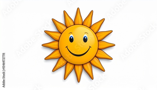 happy sun cartoon