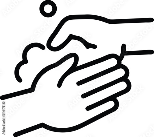 Wash your hands icon set clean hands vector symbol sanitize