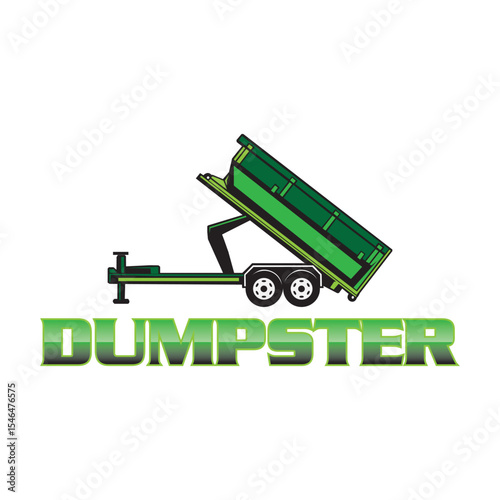 Pickup car logo, Dumpster  logo design, Junk removal logo, Hauling logo, Dump logo