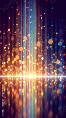 Generated animation. colored energies, multicolored particles, background	